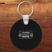 Wer House Gym Motivation Bold Statement  Sleutelhanger (Voorkant)