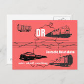 Werbedesign Deutsche Reichsbahn Briefkaart (Voorkant / Achterkant)