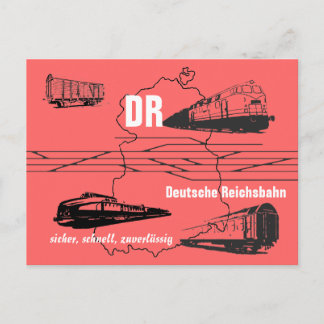 Werbedesign Deutsche Reichsbahn Briefkaart