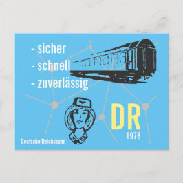 Werbedesign Deutsche Reichsbahn DDR Briefkaart