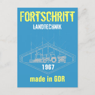 Werbung DDR Landtechnik Briefkaart