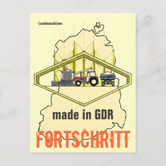 Werbung DDR Landtechnik Briefkaart (Voorkant)