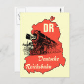 Werbung DDR Reichsbahn Briefkaart (Voorkant / Achterkant)