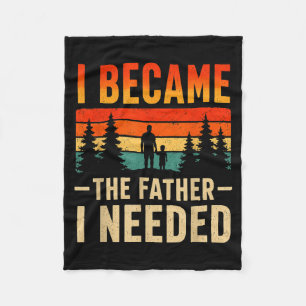 Werd De Vader Die Nodig Had Vaderdag Papa Daddy Fleece Deken