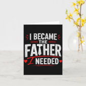 Werd de vader die Vaderdag papa nodig had Kaart (Gele Bloem)