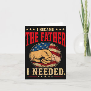 Werd de vader die Vaderdag papa nodig had Kaart