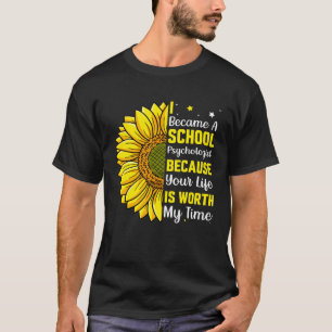 Werd schoolpsycholoog psychologie leraar Gr T-shirt