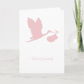 We're Expecting Card Aankondiging (Voorkant)