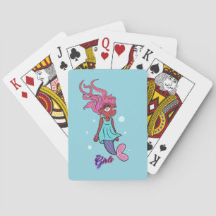 We're Girls USA © Latina Zeemeermin Chicago-Stijl Pokerkaarten