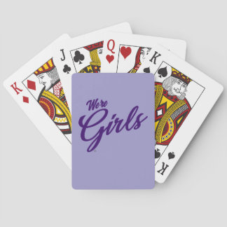 We're Girls USA © Pokerkaarten