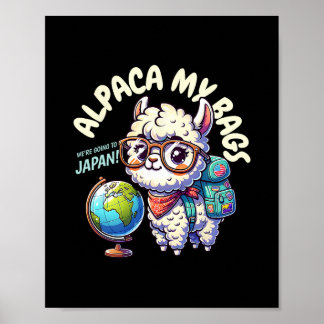 We're Going To Japan! Funny Group Japanese Poster