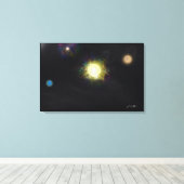 We're not important - Impressionist Art Canvas Afdruk (Insitu (Houten vloer))