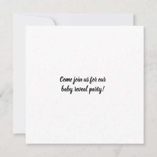 We're Pregnant Invitation Card (Dos)