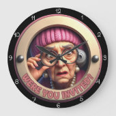 Were You Invited? Wall Decor Grote Klok (Voorkant)