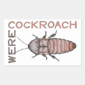 Werecockroach Stickers (Voorkant)