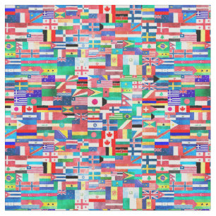 Werekvlag-collage Stof