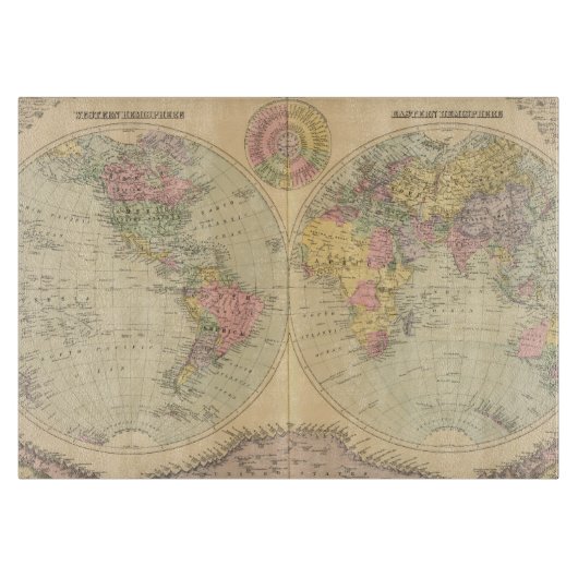 Wereld 10 snijplank (Voorkant)