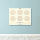 Wereld 11 canvas afdruk (Insitu (Houten vloer))