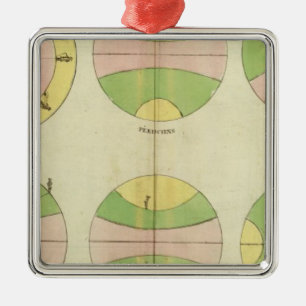 Wereld 2 metalen ornament