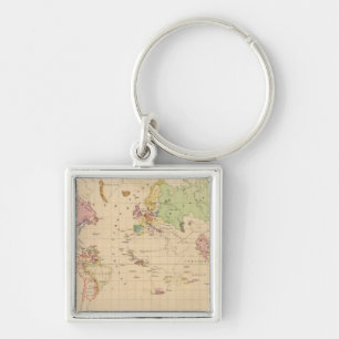 Wereld 2 sleutelhanger