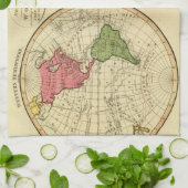 Wereld 3 theedoek (Gevouwen)