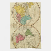 Wereld 3 theedoek (Verticaal)