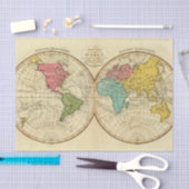 Wereld 3 tissuepapier (Craft)