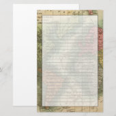 Wereld 4 briefpapier (Voorkant / Achterkant)