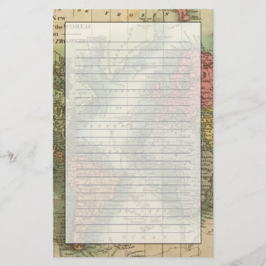 Wereld 4 briefpapier (Voorkant)