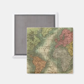 Wereld 4 magneet (Voorkant / Achterkant)