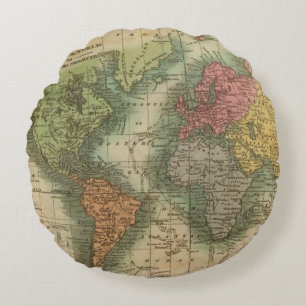 Wereld 4 rond kussen
