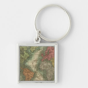 Wereld 4 sleutelhanger
