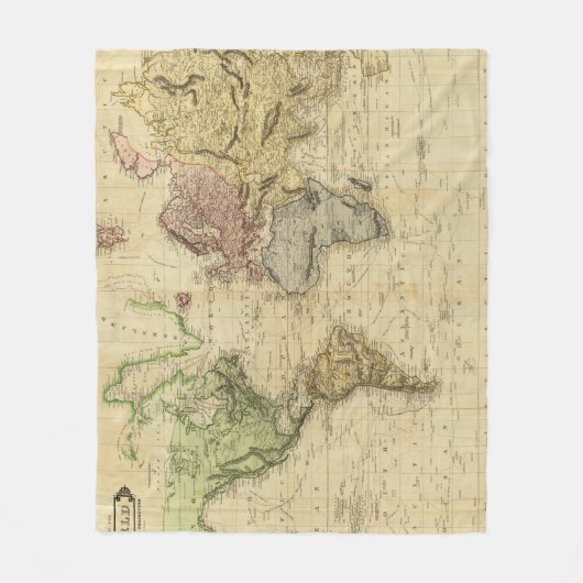 Wereld 5 fleece deken (Voorkant)