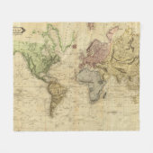 Wereld 5 fleece deken (Voorkant (Horizontaal))