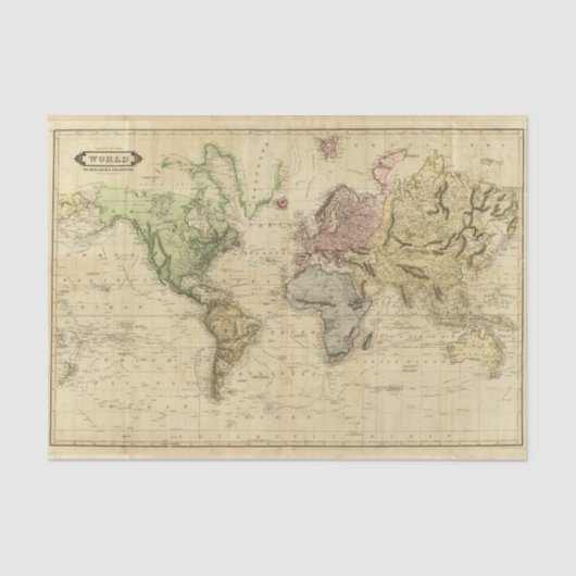 Wereld 5 tissuepapier (Voorkant)