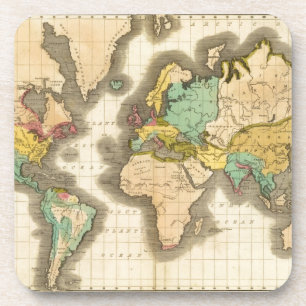 Wereld 6 bier onderzetter