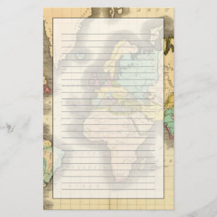 Wereld 6 briefpapier