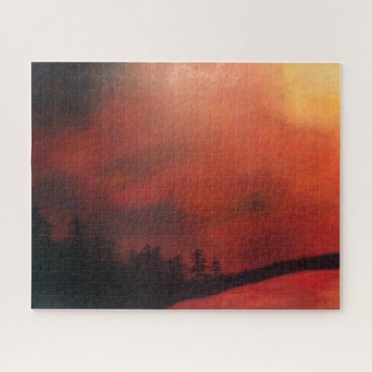 Wereld aan vuur legpuzzel (Horizontaal)