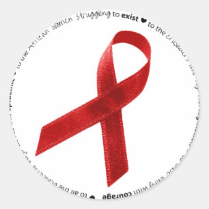 Wereld AIDS Dag, 2010 Ronde Sticker