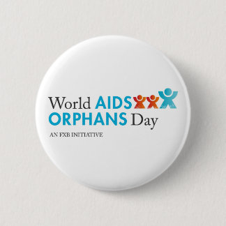 Wereld AIDS-orphans Day Pin Ronde Button 5,7 Cm