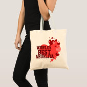 Wereld als beste gepersonaliseerde Abuelita Tote Bag (Voorkant (product))