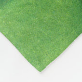 Wereld als blikvanger fleece deken (Hoek)