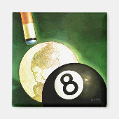 Wereld als blikvanger magneet (Voorkant)