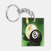 Wereld als blikvanger sleutelhanger (Voorkant Links)