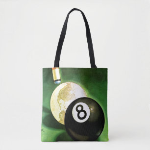Wereld als blikvanger tote bag