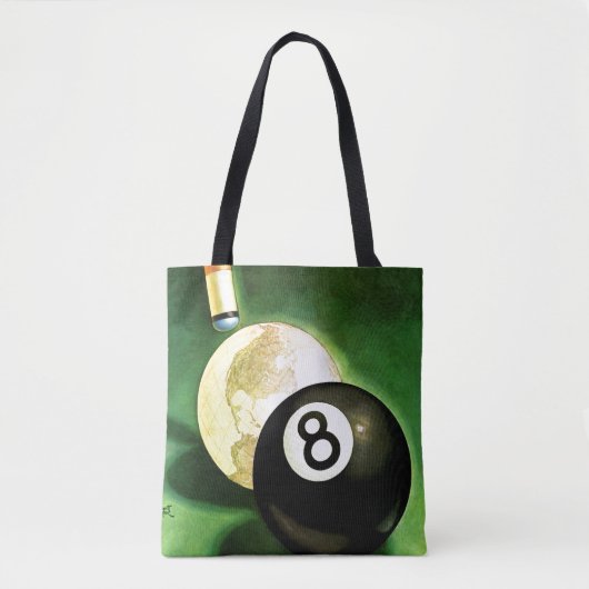 Wereld als blikvanger tote bag (Voorkant)