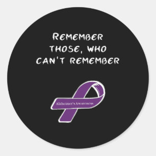 Wereld Alzheimer Disease Day Alzheimer Award Ronde Sticker