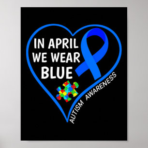 Wereld Autisme Bewustzijn Dag 2023 - In april Draa Poster