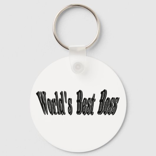 Wereld beste baas sleutelhanger (Voorkant)