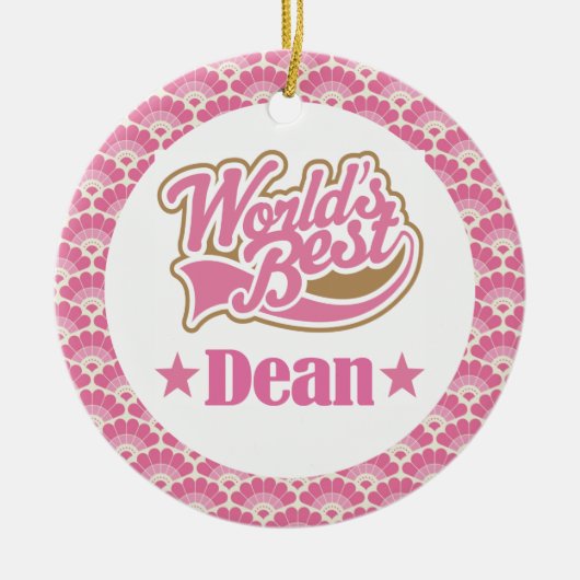Wereld beste decaan Gift Ornament (Voorkant)